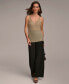 Фото #4 товара Топ для женщин от DKNY Metallic-Knit Donna Karan