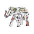 Фото #1 товара Декоративная фигура DKD Home Decor Белый Разноцветный Слон Колониальный 11 x 5 x 9 cm