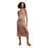 Фото #1 товара SUPERDRY Satin Cami Slip Sleeveless Midi Dress