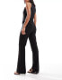 Фото #3 товара ASOS DESIGN high waisted tailored trouser in black