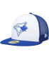 Фото #1 товара Men's White, Royal Toronto Blue Jays 2023 On-Field Batting Practice 59FIFTY Fitted Hat