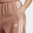 adidas women Essentials 3-Stripes Open Hem Fleece Pants