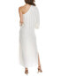 Фото #2 товара Traffic People Bianca Silk-Blend Midi Dress Women's White S