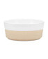Фото #1 товара Dog Textured Dipper Ceramic Bowl - White - Large