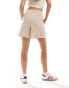 Фото #3 товара JJXX linen blend pull on shorts in beige