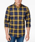 Фото #1 товара Men's Perry Plaid Stretch Shirt with Pocket, Created for Macy's