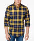 Men's Perry Plaid Stretch Shirt with Pocket, Created for Macy's