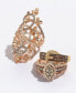 ფოტო #5 პროდუქტის Crazy Collection® Diamond Fancy Scroll Floral Ring (1-1/6 ct. t.w.) in 14k Rose, Yellow or White Gold