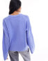 Фото #4 товара ASOS DESIGN boxy crew neck jumper in blue