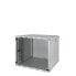 LogiLink W09B54G - Wall mounted rack - 9U - 50 kg - 17 kg - Grey