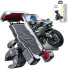 Фото #1 товара Универсальный велосипедный держатель для телефона Wozinsky WBHBK4 Metalowy панцерный для мотоцикла и самоката черный