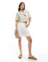 ASOS DESIGN cropped asymmetric blazer with short sleeves in beige Бежевый, S - EU 36-38 - фото #3