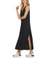 Фото #6 товара Платье макси с V-образным вырезом из льна DKNY