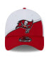 Фото #2 товара Бейсболка-панама New Era мужская белая, красная Tampa Bay Buccaneers 2023 Sideline 39THIRTY Flex Hat.