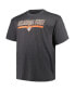 Фото #3 товара Men's Heather Charcoal Oklahoma State Cowboys Big and Tall Team T-shirt