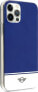 Фото #4 товара Чехол для смартфона MINI Morris iPhone 12/12 Pro 6,1" гранатовый/темно-синий Stripe Collection
