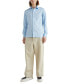 Фото #4 товара Men's Core Flex Trim-Fit Dobby Button-Down Shirt