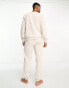 Фото #3 товара Tommy Hilfiger velour logo jogger in beige