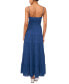 Women's V-Neck Sleeveless Tiered Maxi Dress