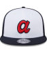 Фото #2 товара Men's White Atlanta Braves 2024 Batting Practice 9FIFTY Snapback Hat