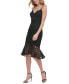 ფოტო #2 პროდუქტის Flounce-Hem Lace Dress