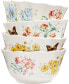 Фото #1 товара Butterfly Meadow Set of 4 Melamine All Purpose Bowls