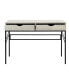 Фото #2 товара Faux Shagreen 2 Drawer Desk