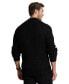 Men's Big & Tall Cable-Knit Cotton Quarter-Zip Sweater