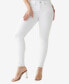 ფოტო #3 პროდუქტის Women's Jennie Mid Rise Flap Skinny Jeans