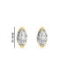 ფოტო #2 პროდუქტის Interesting Designs Baguette Stud Earrings