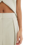 River Island wide leg trouser in light green