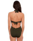 Фото #2 товара Women's Cutout Twist Halter Swimsuit