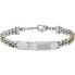 Фото #1 товара Men´s steel bicolor bracelet DX1457931