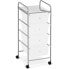 Wózek organizer kosmetyczny łazienkowy z 4 szufladami do 28 kg 37 x 32.5 x 76 cm