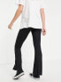 Фото #4 товара ASOS DESIGN Maternity over the bump kick flare trouser in black