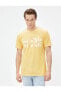 Фото #3 товара 3sam10292hk 151 Sarı Erkek Pamuk Jersey Kısa Kollu T-shirt