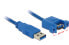 Фото #1 товара Delock USB 3.0 A - 1m - 1 m - USB A - USB A - USB 3.2 Gen 1 (3.1 Gen 1) - Male/Female - Blue