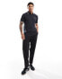 Фото #2 товара Barbour International Rider tipped polo shirt in dark navy