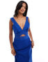 Фото #2 товара Never Fully Dressed Petite Mimi maxi dress in cobalt