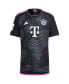 ფოტო #3 პროდუქტის Men's Black Bayern Munich 2023/24 Away Authentic Patch Jersey