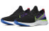 Фото #4 товара Nike Epic React Flyknit 2 减震防滑耐磨 低帮 跑步鞋 男款 黑紫 / Кроссовки Nike Epic React CJ7794-001