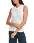 Фото #1 товара Minnie Rose Pointelle Crop Cashmere-Blend Tank Women's