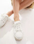 ASOS DESIGN Jaden flatform canvas trainer espadrilles in white 40 - фото #8