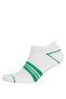 Erkek Çizgili 2'li Pamuklu Havlu Spor Çorap