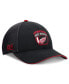 ფოტო #1 პროდუქტის Men's Black Detroit Red Wings 2024 NHL Draft on Stage Trucker Adjustable Hat