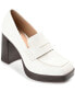 ფოტო #1 პროდუქტის Women's Ezzey Block Heel Loafers