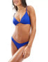 Фото #1 товара Lindex Line mix and match underwire rib bikini top in cobalt blue