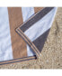 Фото #3 товара Reversible Luxury Beach Towel (35x70 in., 600 GSM), Striped Color Options, Oversized, Thick, Soft Ring Spun Cotton Resort Towel