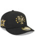 Фото #1 товара Men's Black New York Mets 2024 Armed Forces Day Low Profile 59FIFTY Fitted Hat