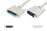Фото #3 товара DIGITUS Datatransfer extension cable, D-Sub25/M - D-Sub25/F